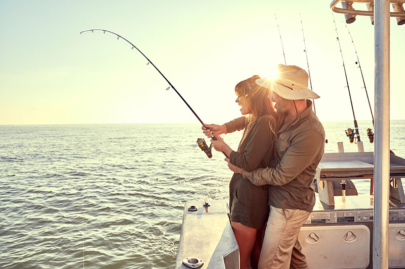 fishing around Reveley Island