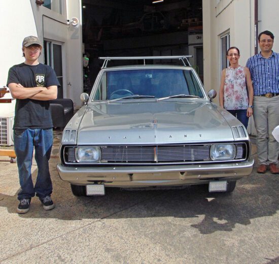 Mick Szabo's Chrysler Valiant at Rob's Restos